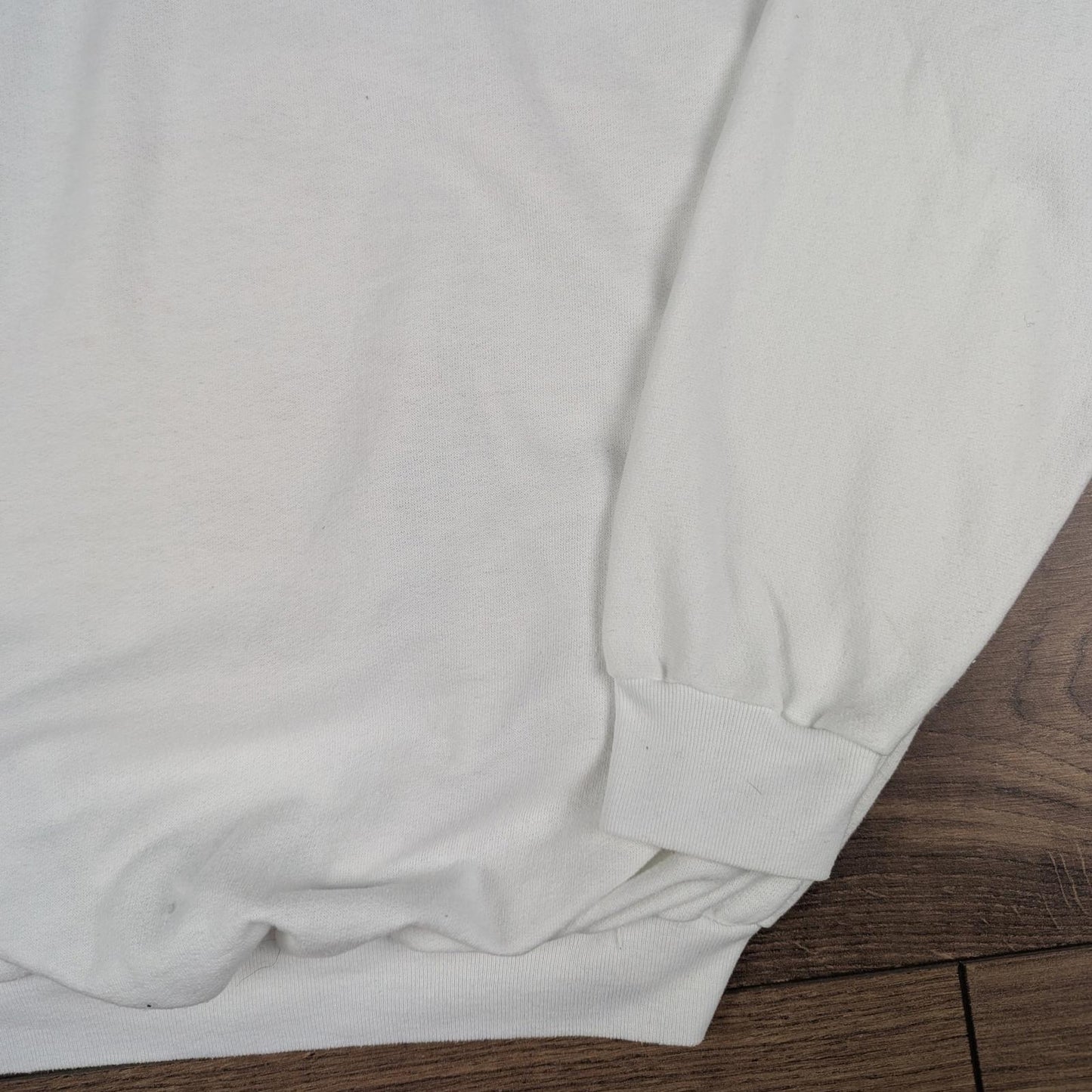 Beary Merry Christmas Graphic White Sweatshirt Jumper Size L