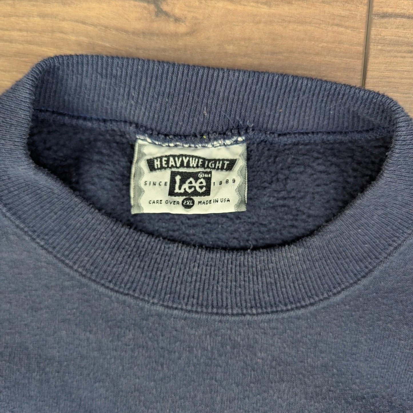 1990s Vintage Lee Michigan Embroidered Heavyweight Sweatshirt Size 2XL