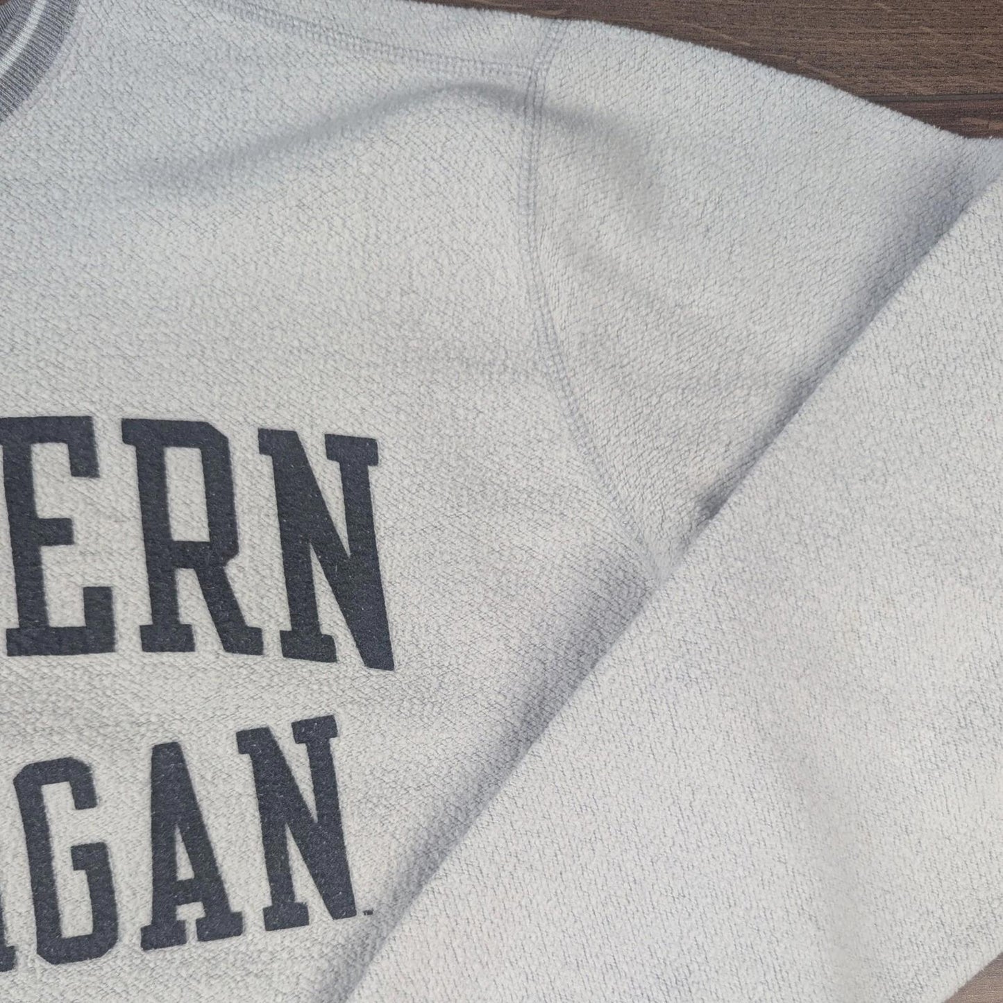 Vintage Reversible Western Michigan Broncos Grey Sweatshirt Size M