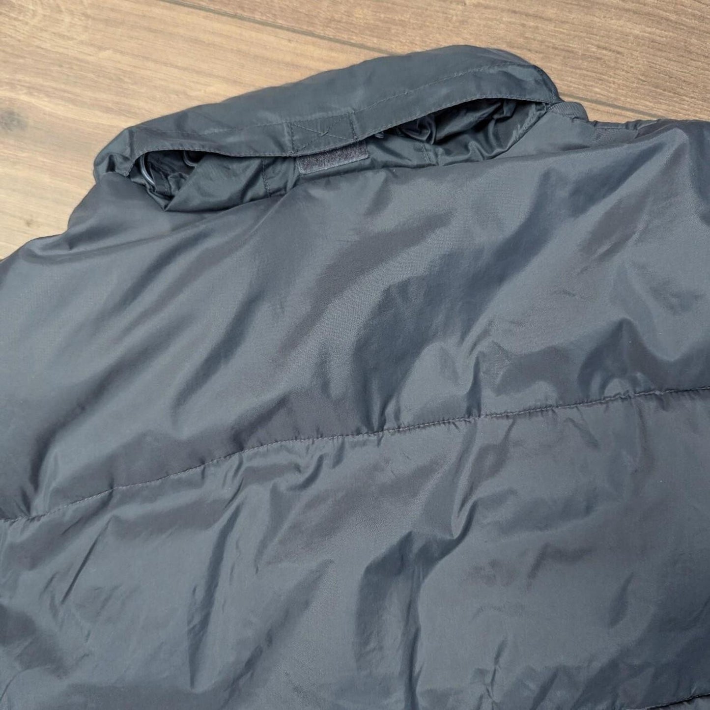 1990's Vintage Grey Umbro Performance Gear Puffer Football Jacket Coat Men's 2XL