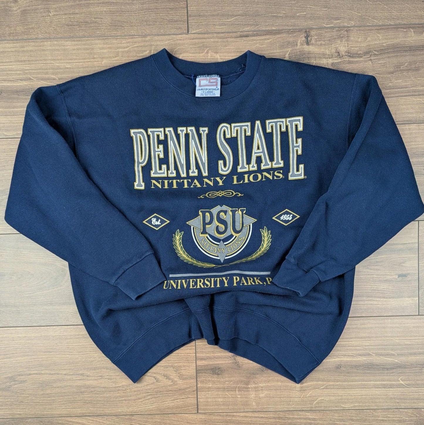 Vintage 1990s Penn State Nittany Lions College Sweatshirt Size XL