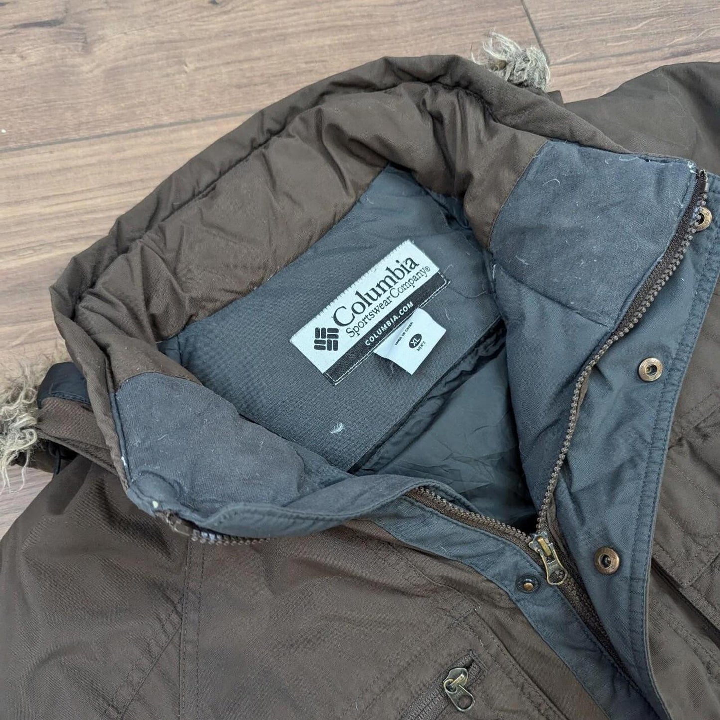 Vintage 2000s Columbia Heavyweight Feather Down Ski Snowboard Puffer Jacket XL
