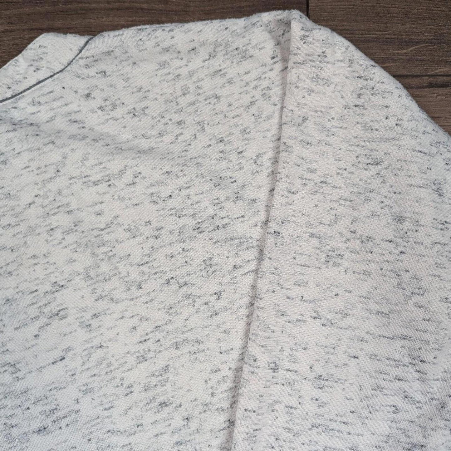 Vintage 1980's Grey Marl Baseball Graphic Sweatshirt Jumper