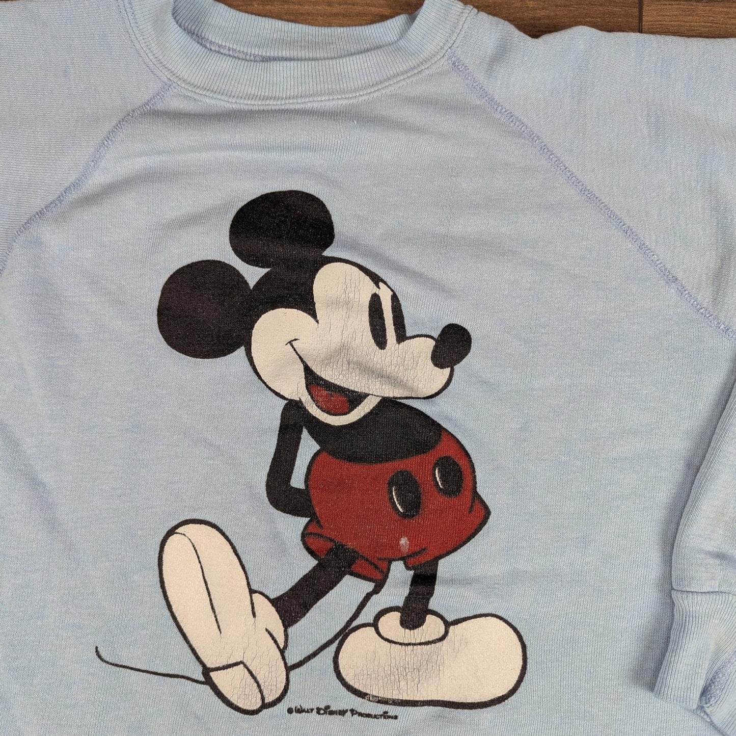 Early 1980s Vintage Mickey Mouse Disney Sweatshirt Jumper Size L