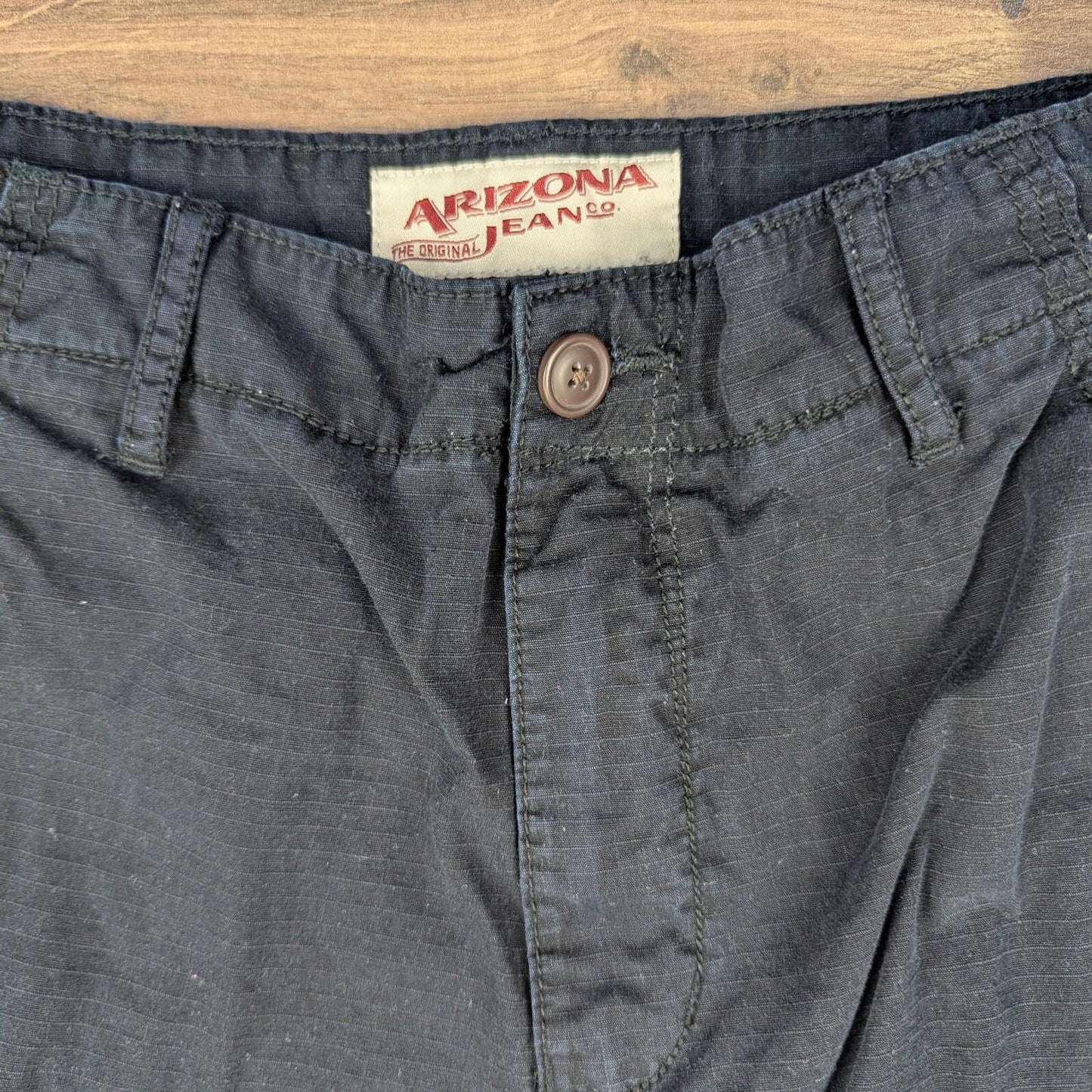 Vintage 2000s Black Arizona Jeans Cargo Utility Shorts W29