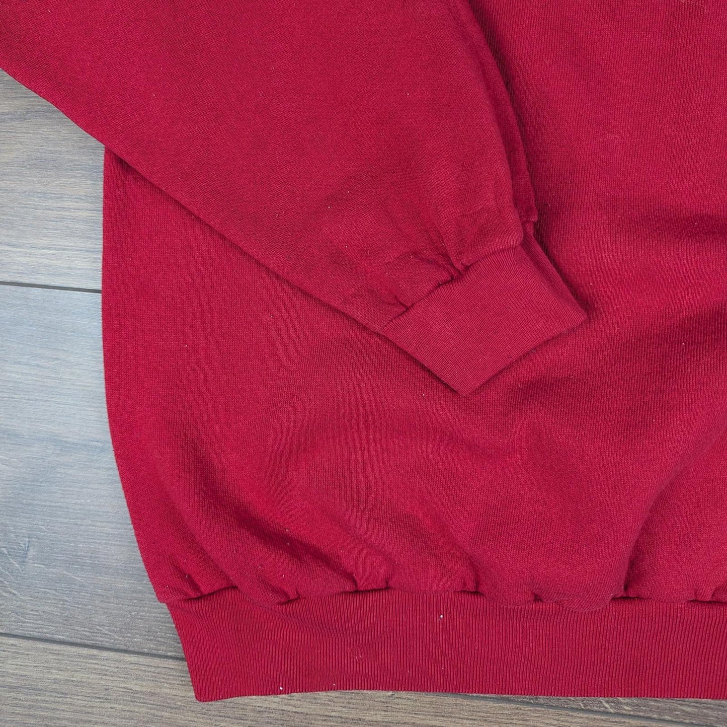 Red 90s Vintage Looney Tunes Christmas Jumper Sweatshirt Size XL