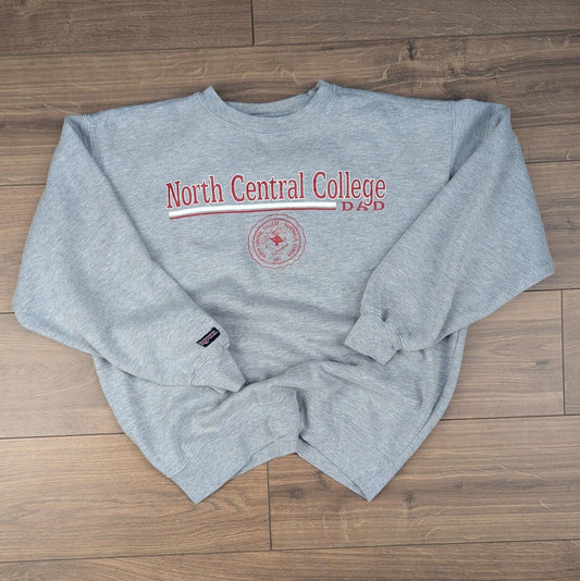 Vintage Grey Jansport USA College Sweatshirt Size L