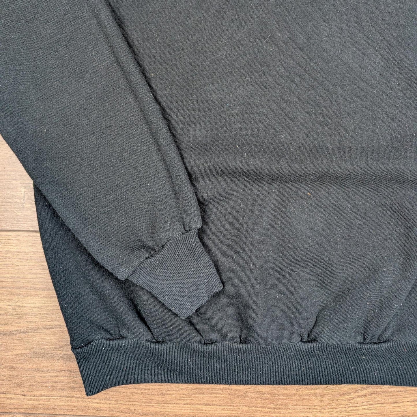 1980s Vintage Disney Mickey Mouse Black Sweatshirt Jumper Size L