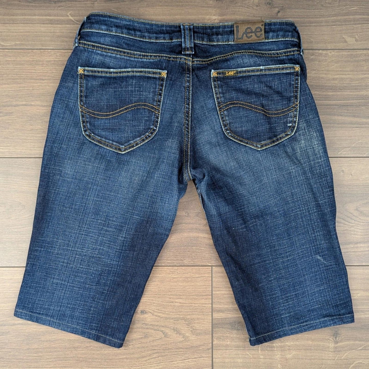 Vintage Lee Blue Low Rise Denim Shorts W31