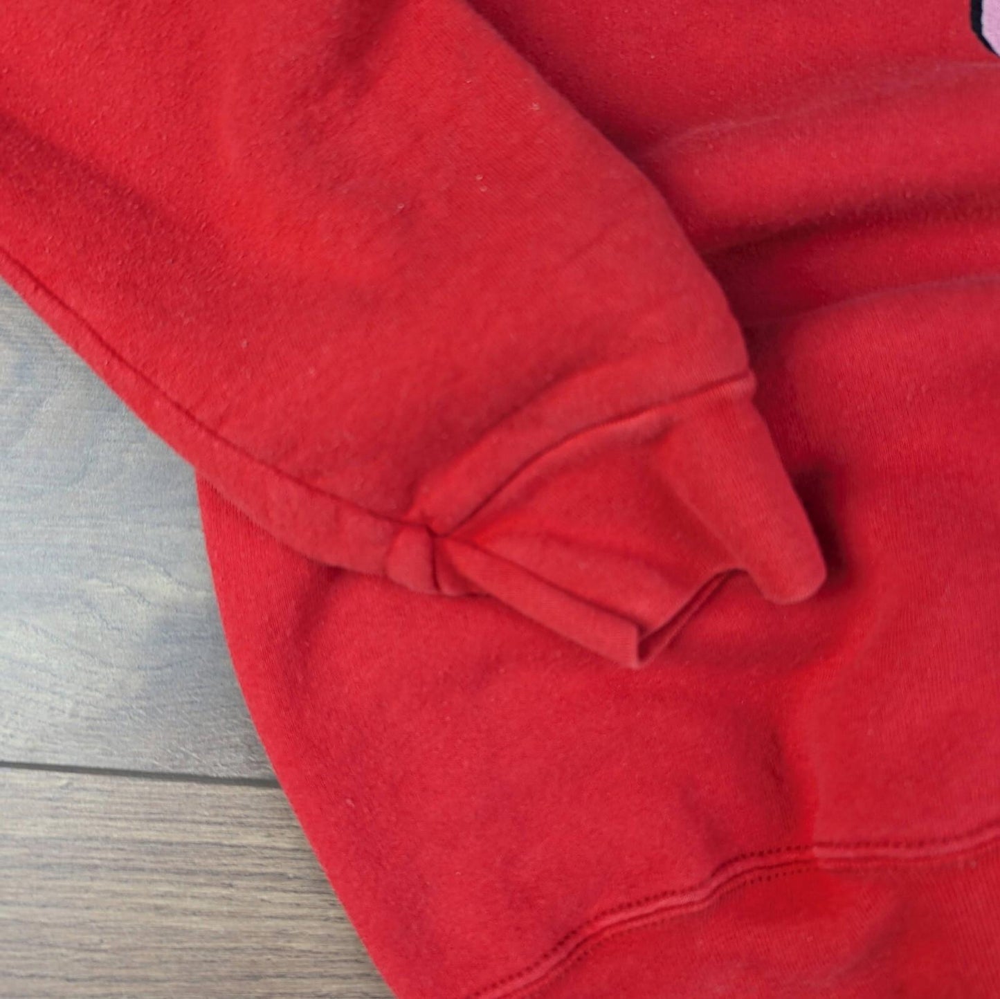 Red Vintage Indiana USA College Sweatshirt Size L