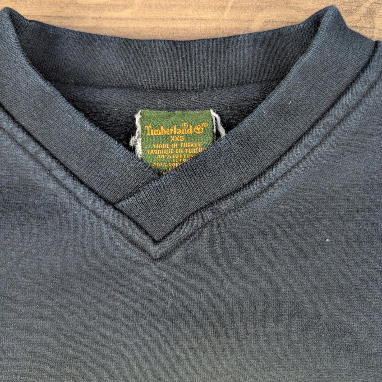 Vintage 2000s Timberland Black Heavyweight Sweatshirt Size Size XS