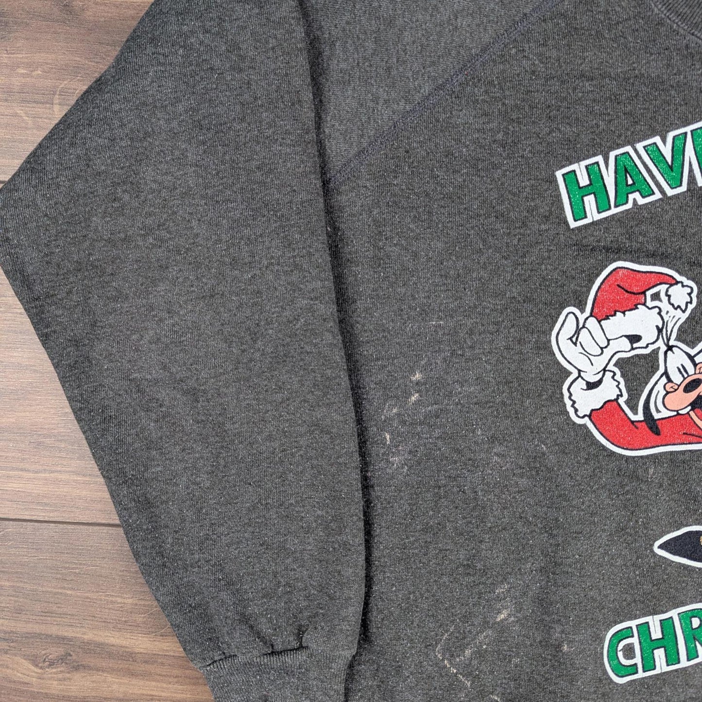 90s Vintage Goofy Christmas Jumper Sweatshirt Size M