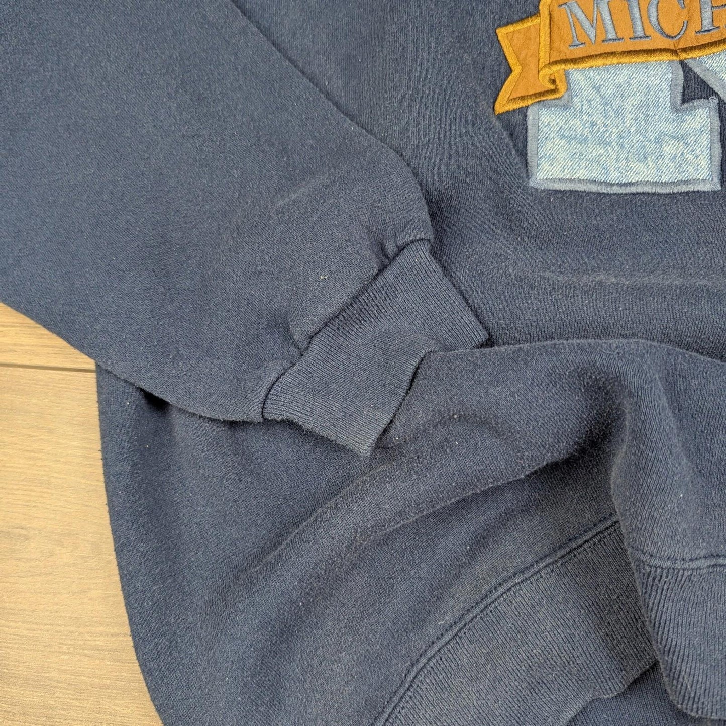 1990s Vintage Lee Michigan Embroidered Heavyweight Sweatshirt Size 2XL