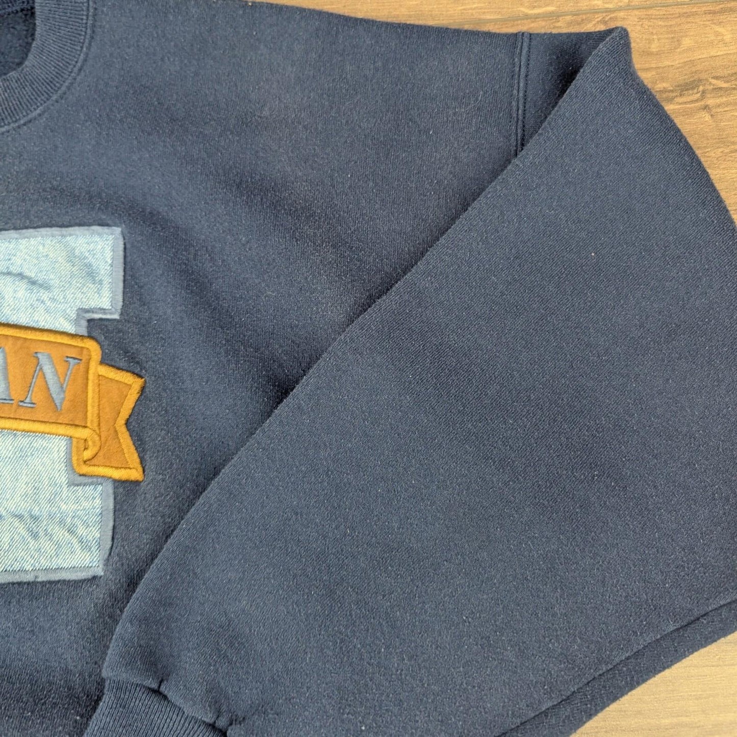 1990s Vintage Lee Michigan Embroidered Heavyweight Sweatshirt Size 2XL