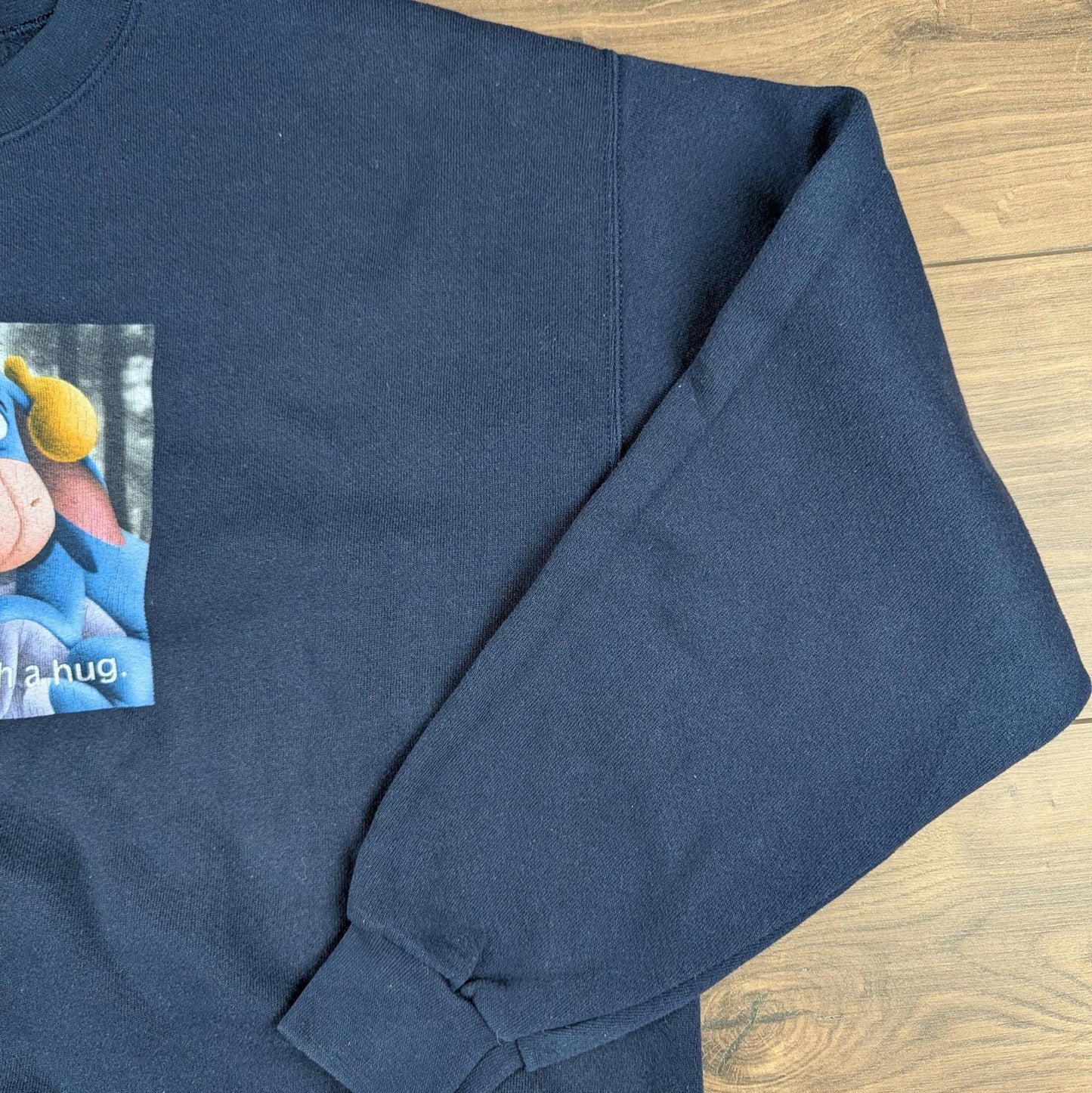 Early 2000s Vintage Winnie the Pooh Eeyore Tigger Happiness Sweatshirt Jumper