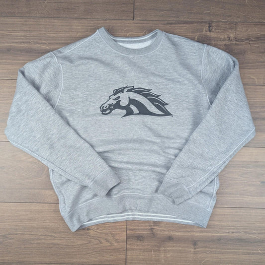 Vintage Reversible Western Michigan Broncos Grey Sweatshirt Size M