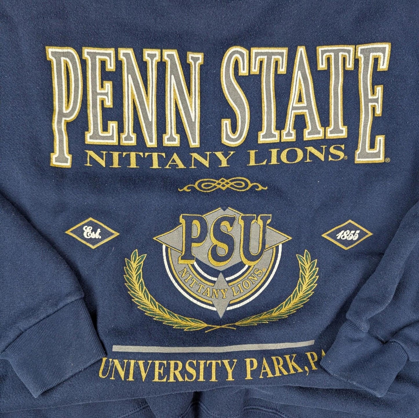 Vintage 1990s Penn State Nittany Lions College Sweatshirt Size XL