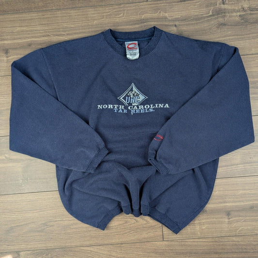 1990s Vintage UNC North Carolina Tar Heels College USA Sports Sweatshirt Size M