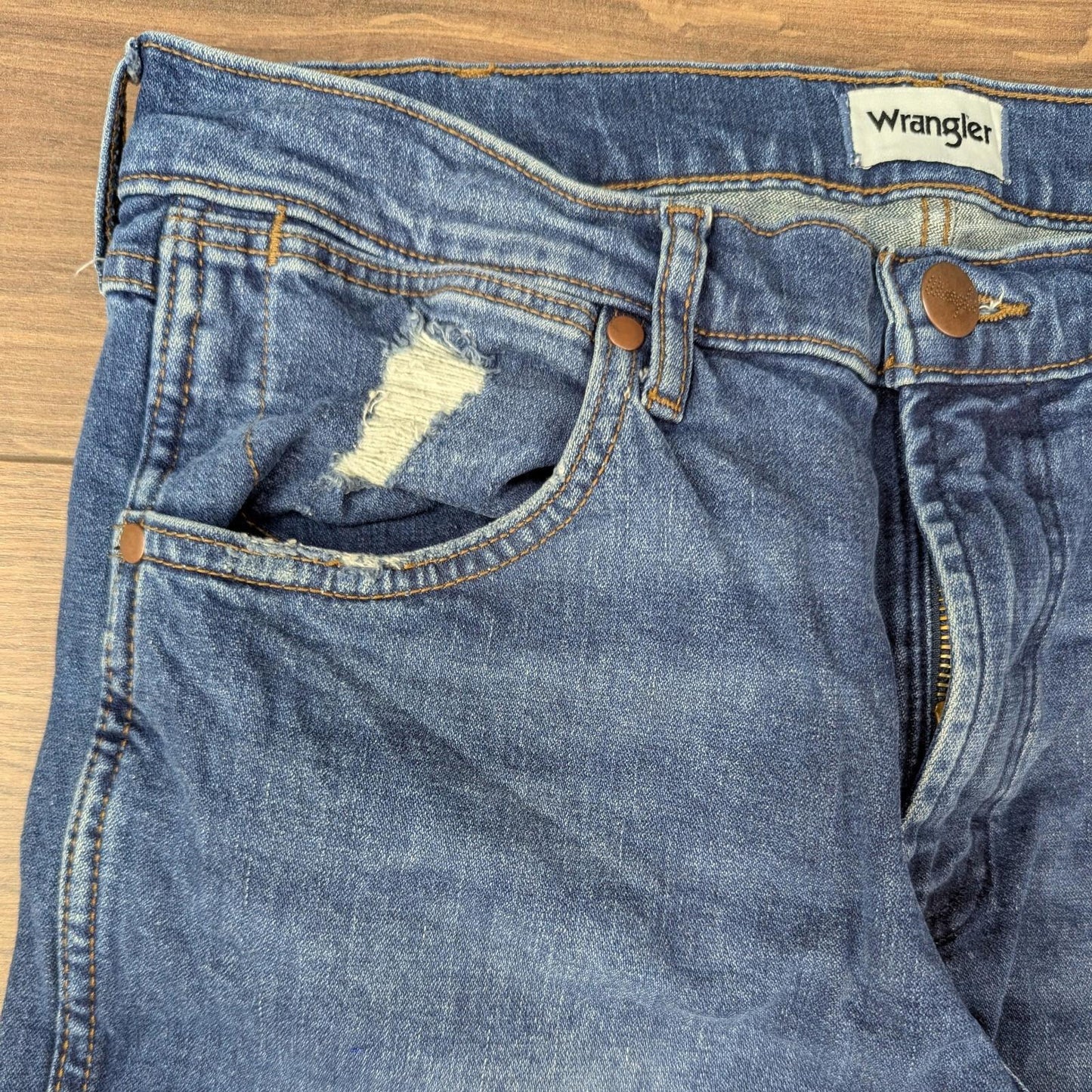 Wrangler Blue Straight Leg Jeans W34 L30