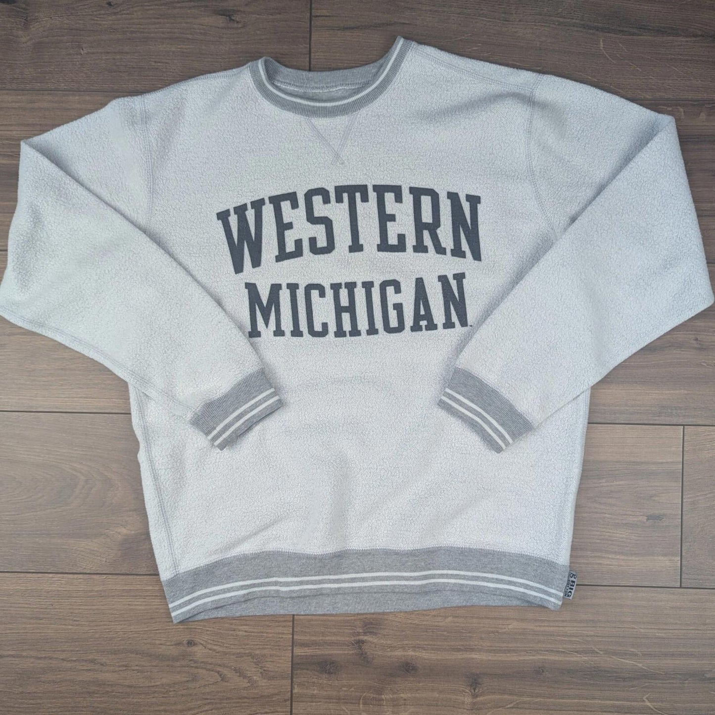 Vintage Reversible Western Michigan Broncos Grey Sweatshirt Size M