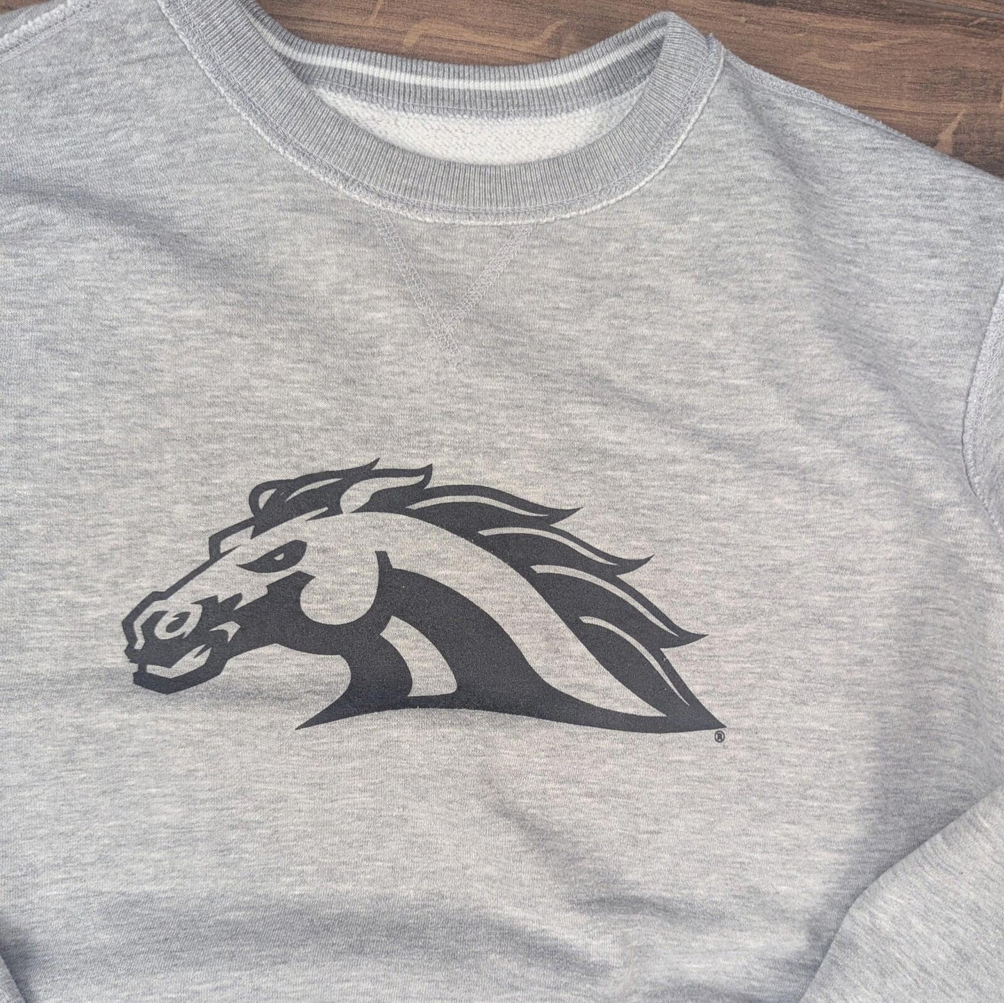 Vintage Reversible Western Michigan Broncos Grey Sweatshirt Size M