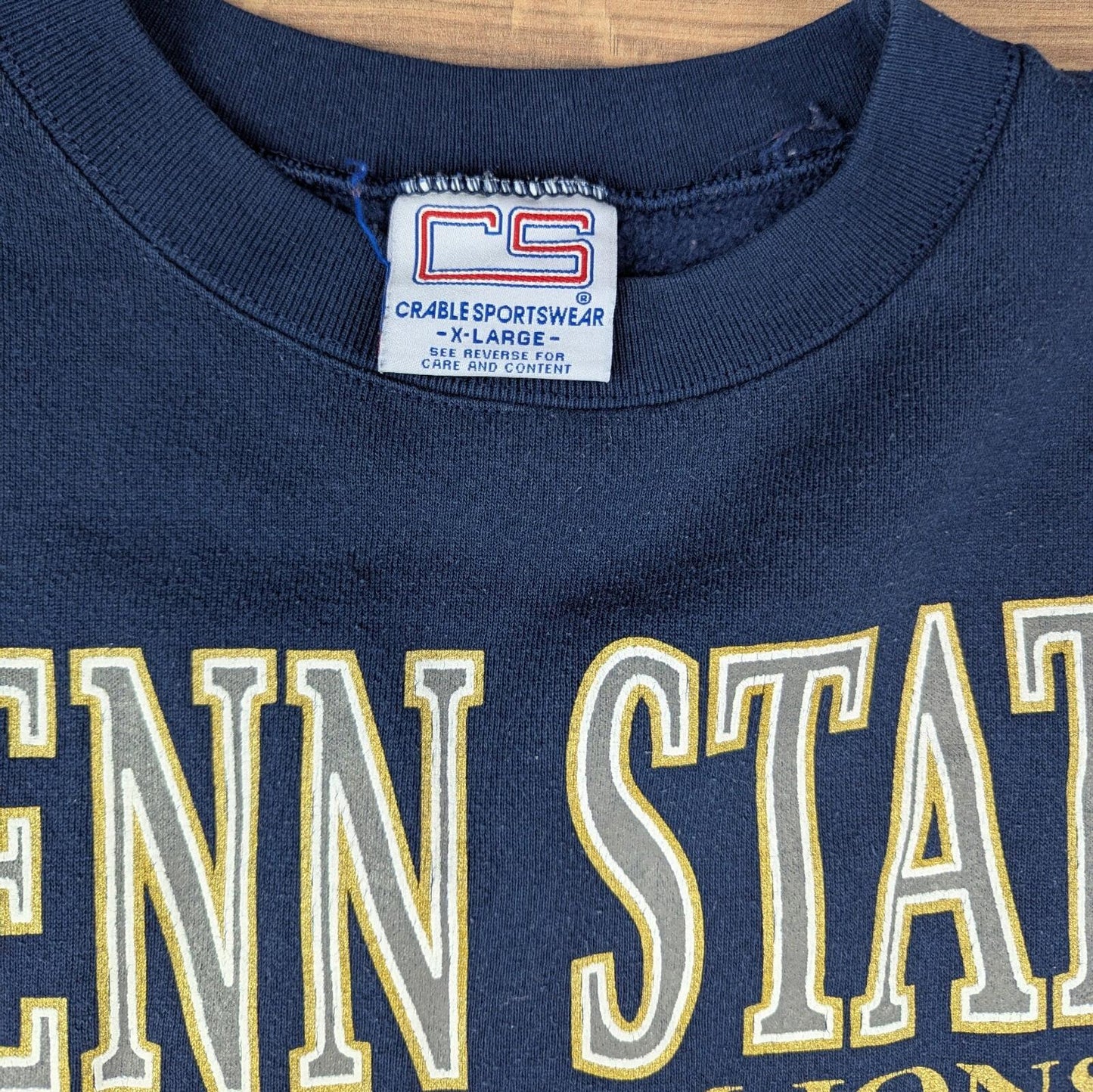 Vintage 1990s Penn State Nittany Lions College Sweatshirt Size XL