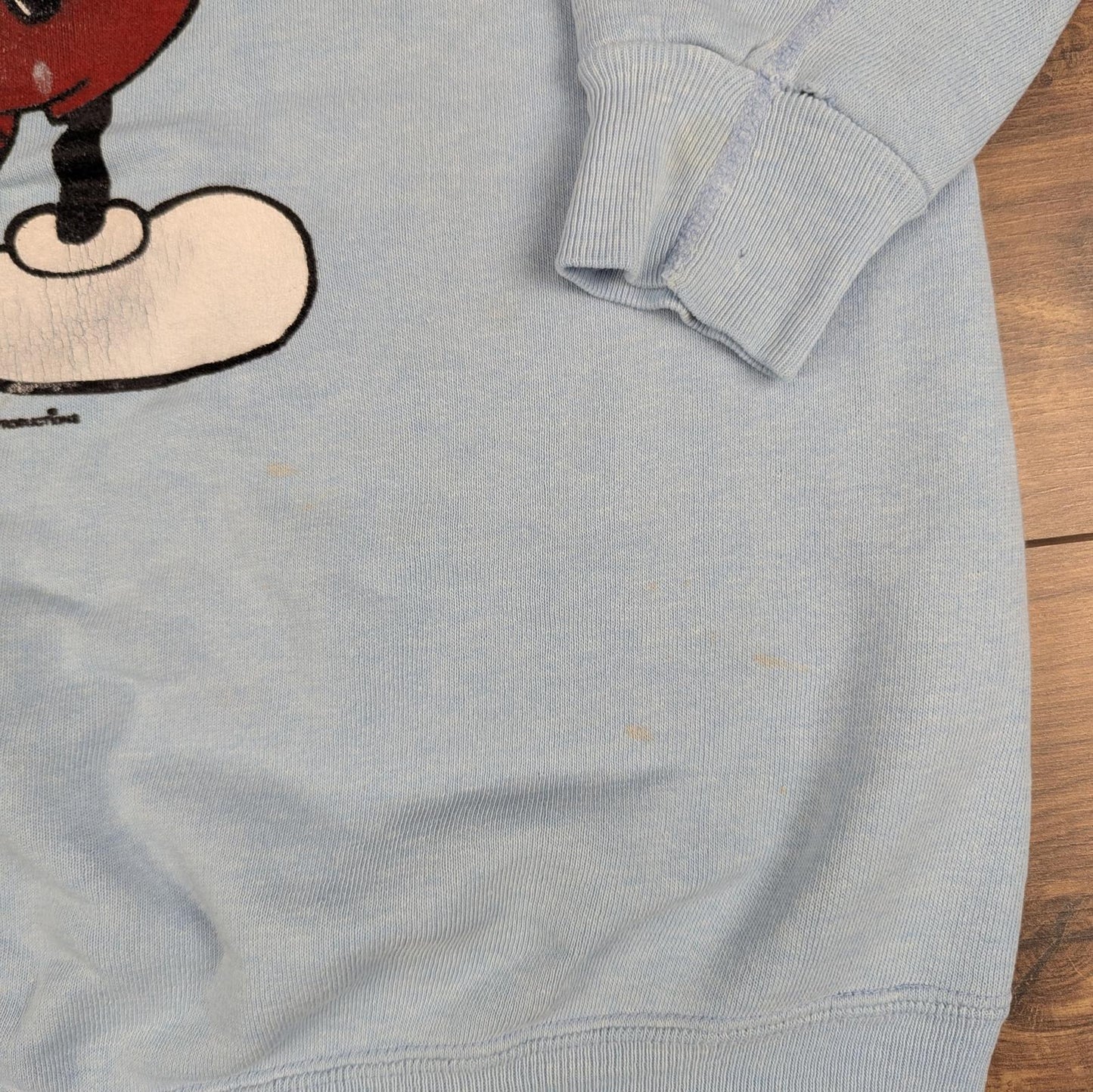 Early 1980s Vintage Mickey Mouse Disney Sweatshirt Jumper Size L