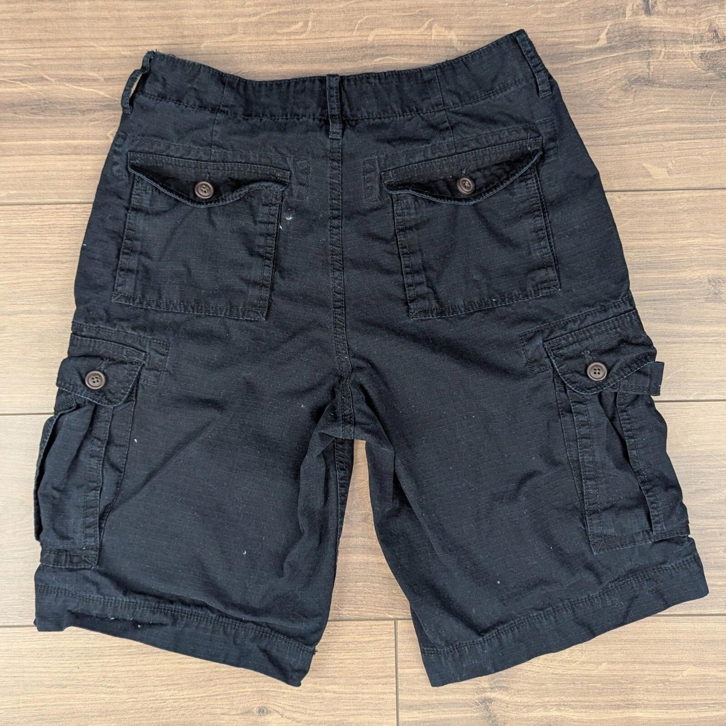Vintage 2000s Black Arizona Jeans Cargo Utility Shorts W29
