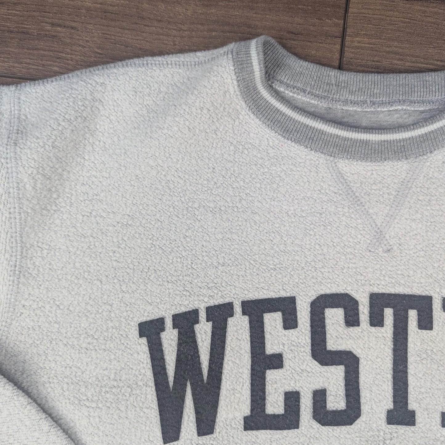 Vintage Reversible Western Michigan Broncos Grey Sweatshirt Size M