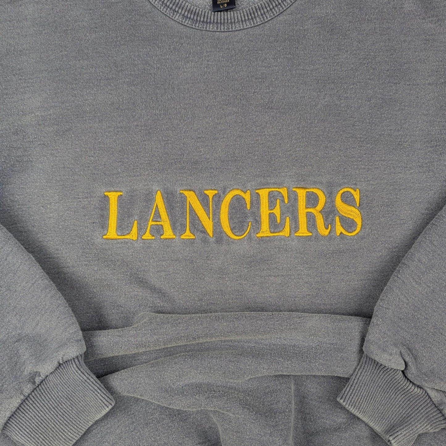 Blue Lancers Canada 100% Cotton Vintage Oversized Embroidered Sweatshirt Size L