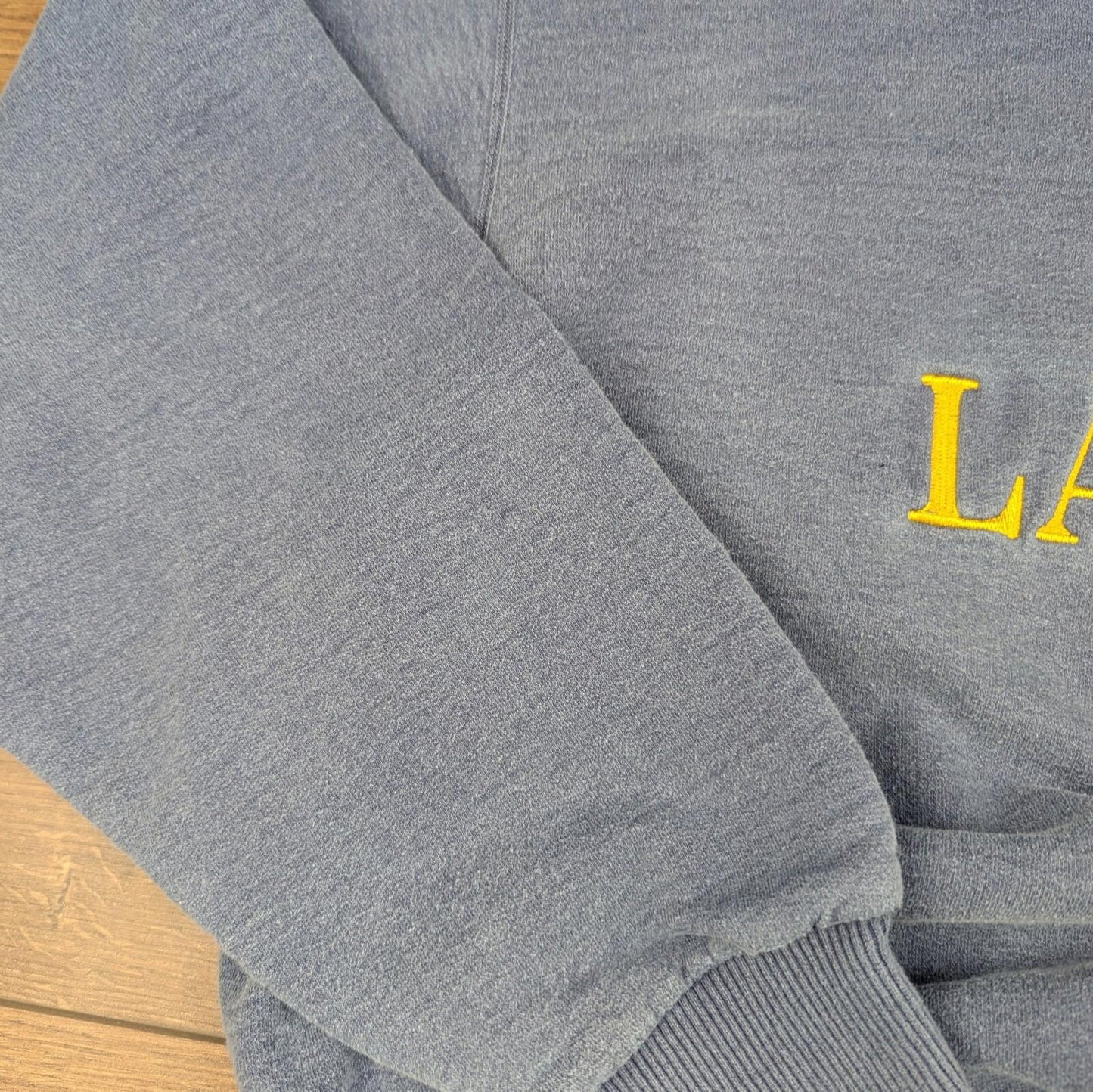 Blue Lancers Canada 100% Cotton Vintage Oversized Embroidered Sweatshirt Size L