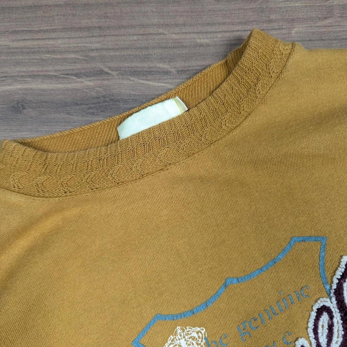 Vintage Mustard 80's 90's Conwell Jumper Sweatshirt