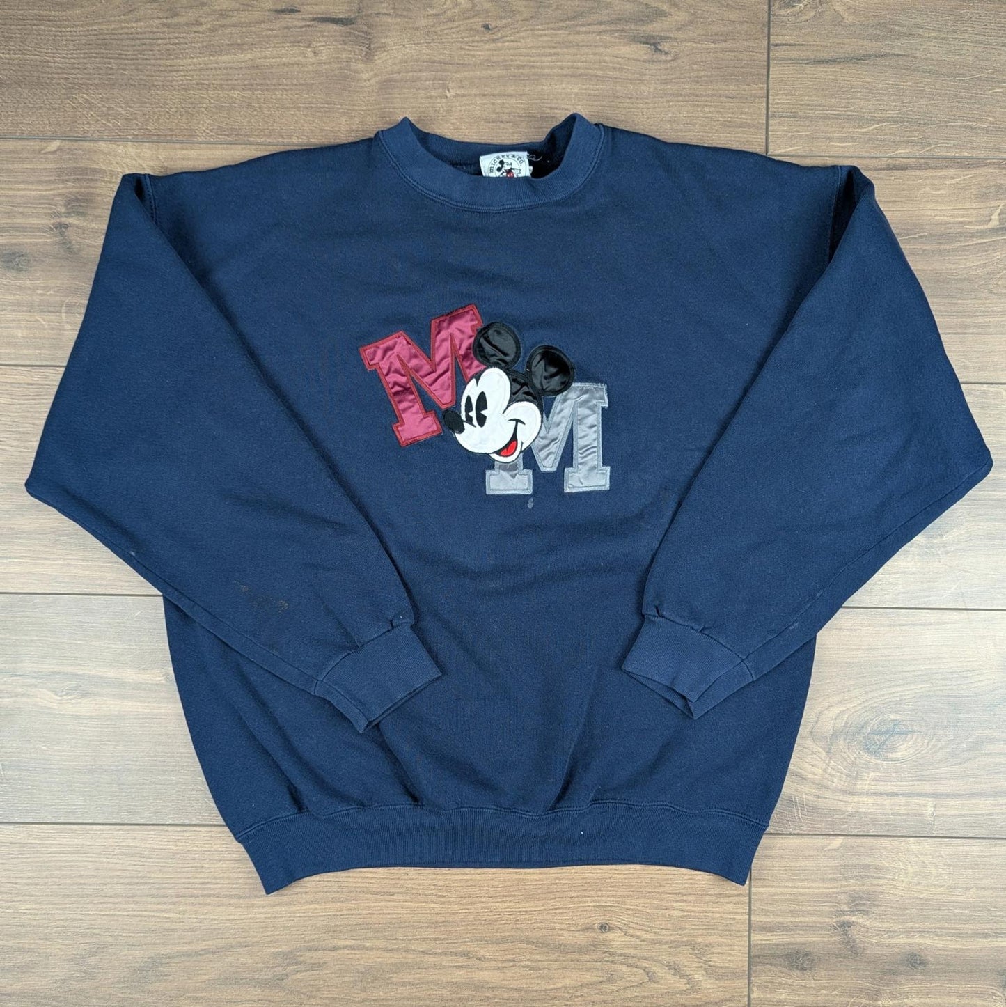 Vintage 1990s Mickey Mouse Disney Sweatshirt Jumper Size L