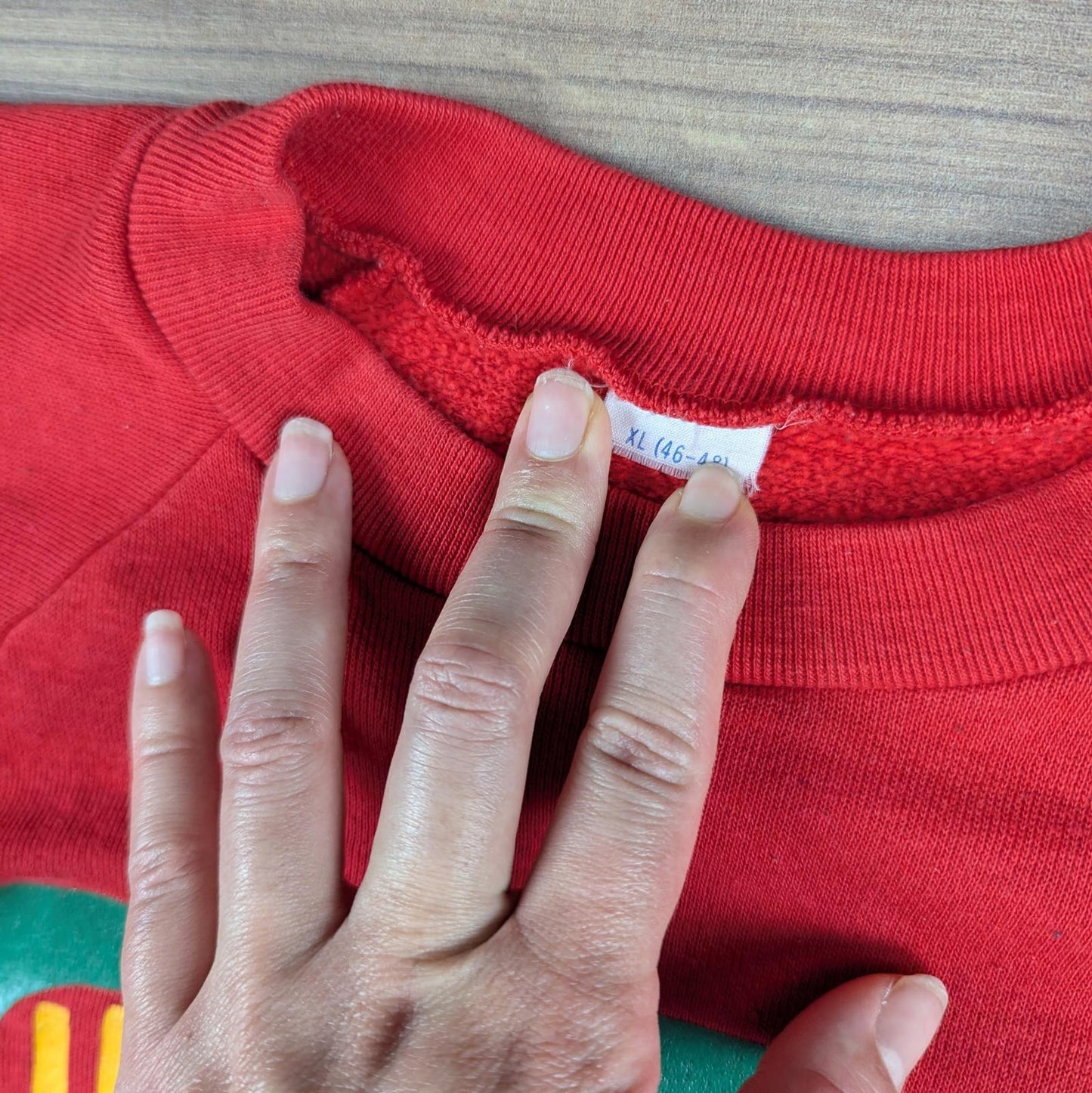 80s Vintage Rudolf Reindeer Retro Christmas Jumper Sweatshirt Size M