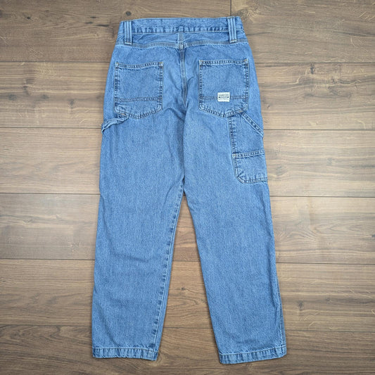 Blue Vintage Levi's Carpenter Jeans Baggy Hip-Hop Skater Straight Leg W29 L28
