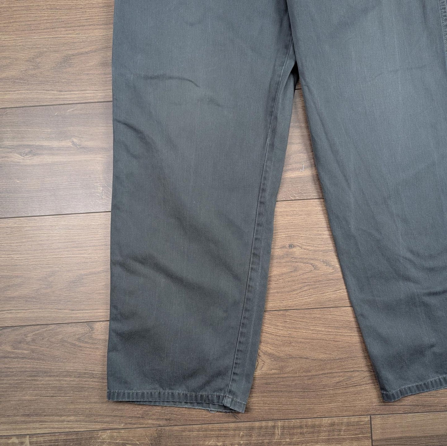 Grey Vintage Wrangler Carpenter Pants Baggy Cargo Hip-Hop Skater W38 L32