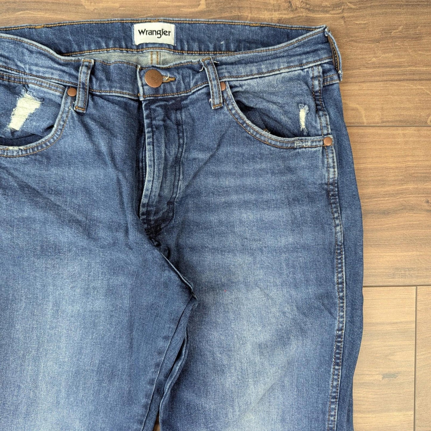 Wrangler Blue Straight Leg Jeans W34 L30