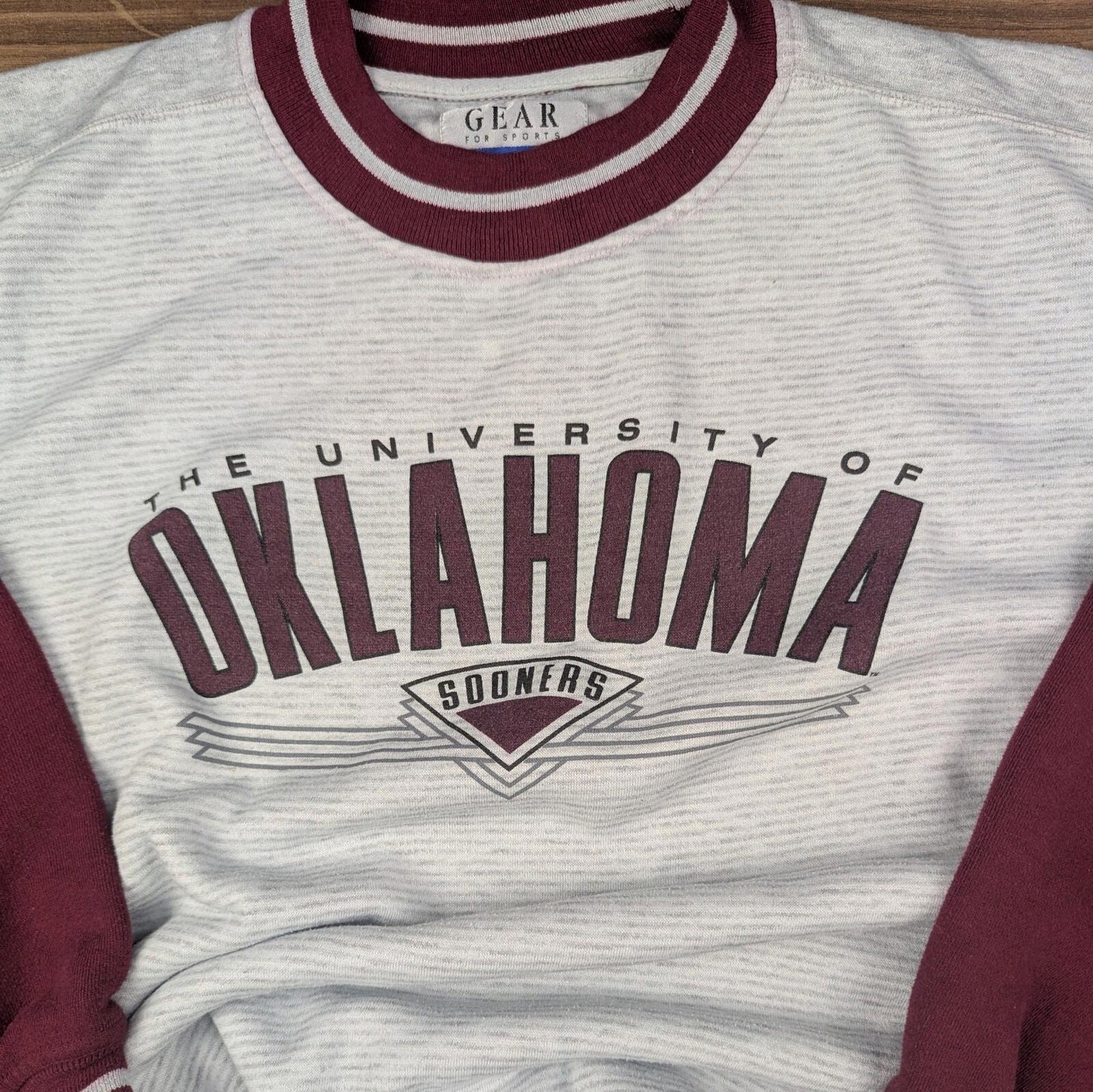 1990s Vintage Oklahoma College Oversized USA Sweatshirt Size XL