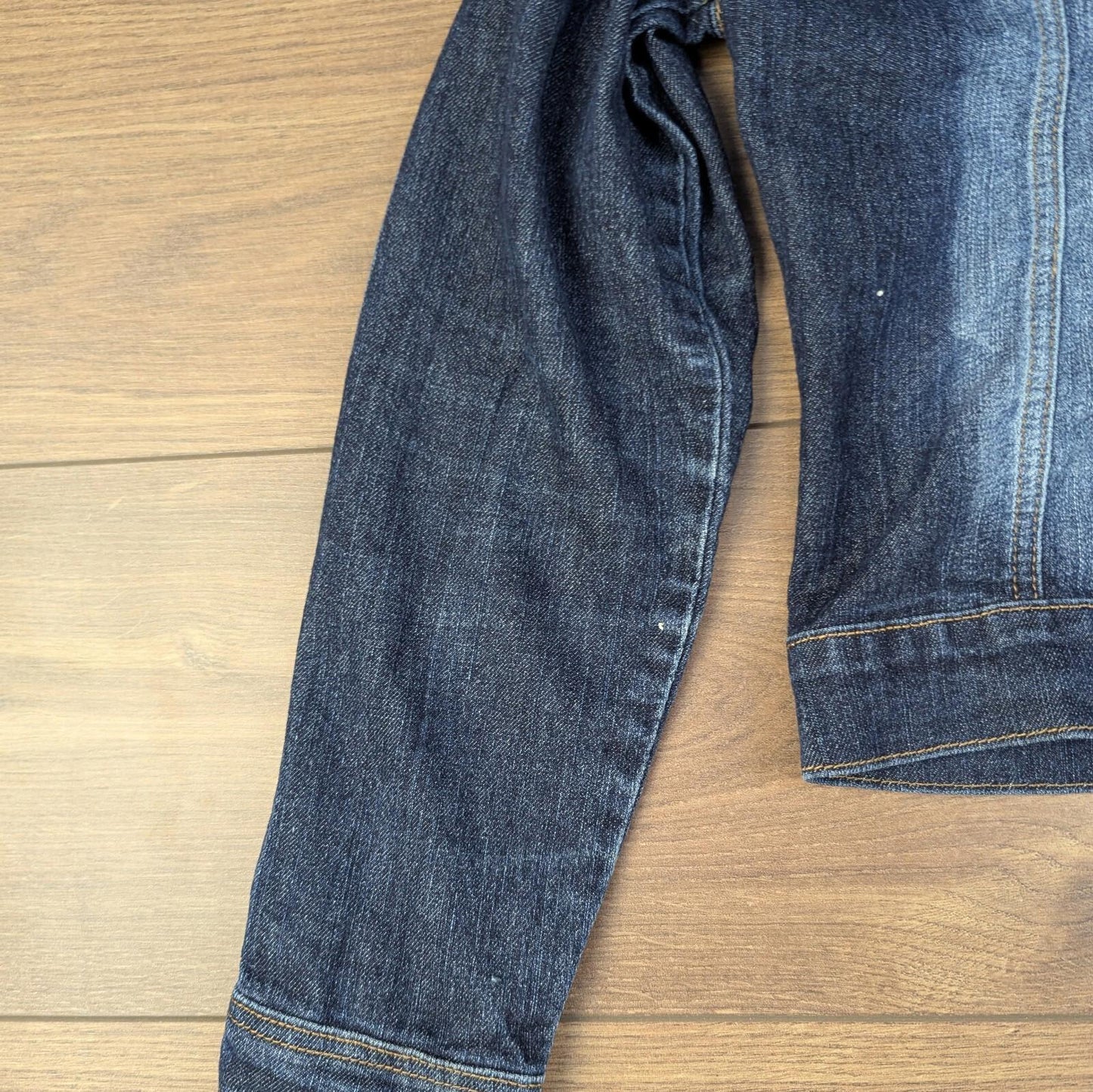 Blue 00's Vintage Fitted Denim Jacket UK10-12