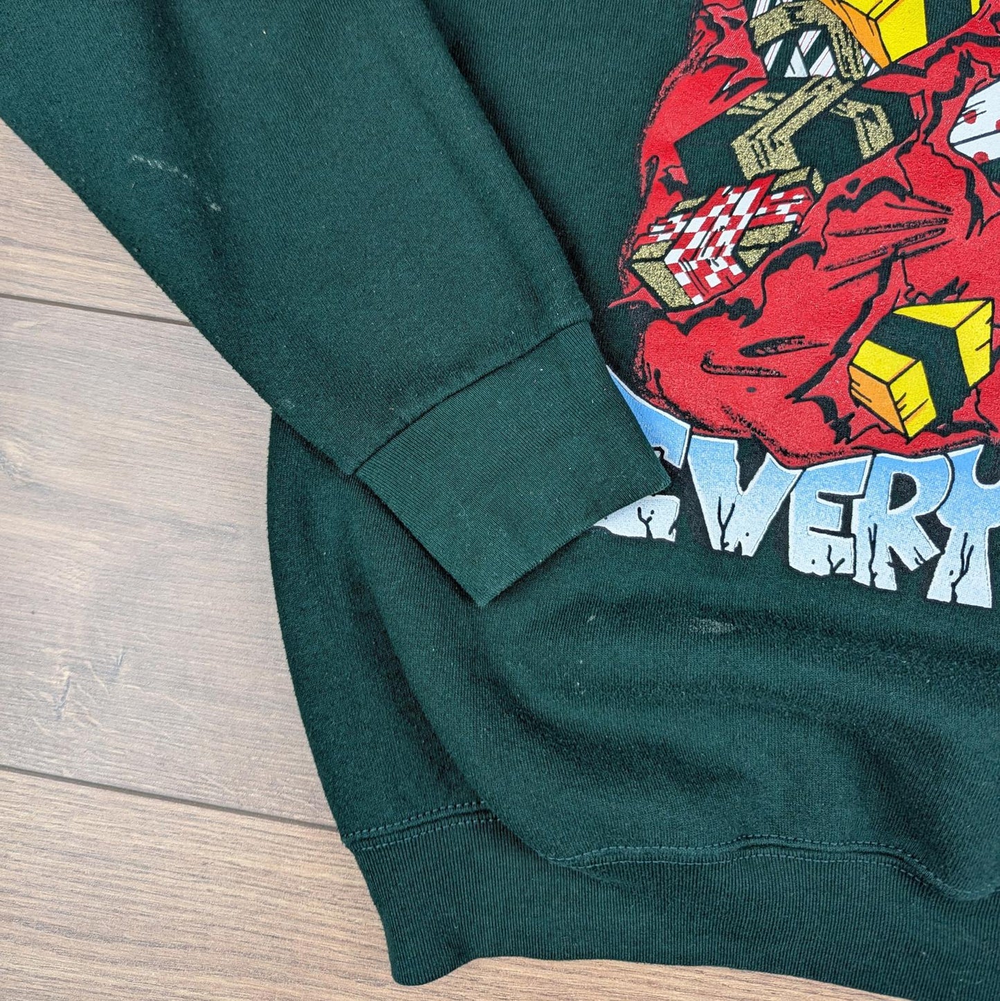 90s Vintage Looney Tunes Tweety Bird Christmas Jumper Sweatshirt Size XL