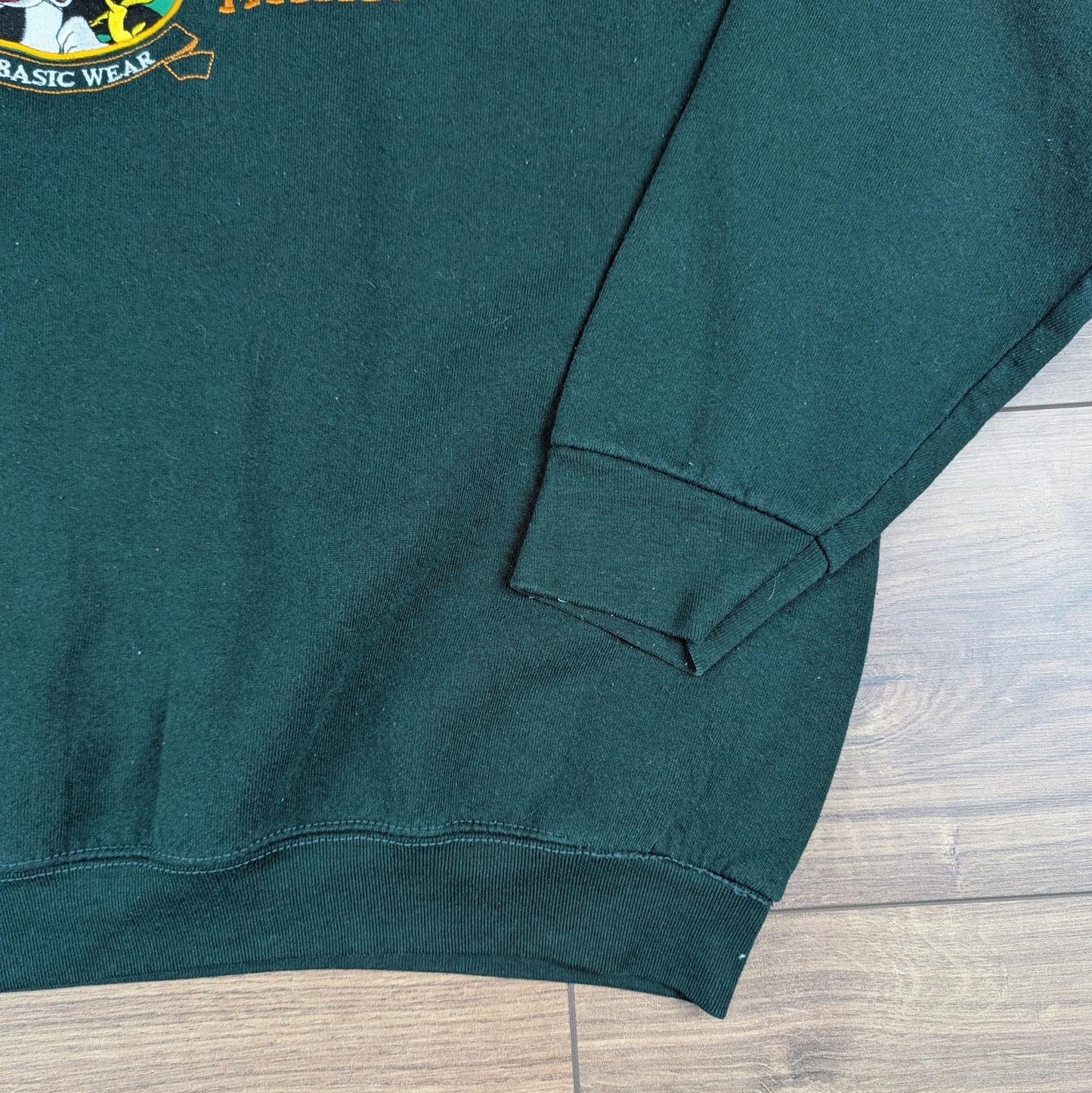 Vintage 1990s Sylvester Warner Bros Embroidered Sweatshirt Jumper Size XXL