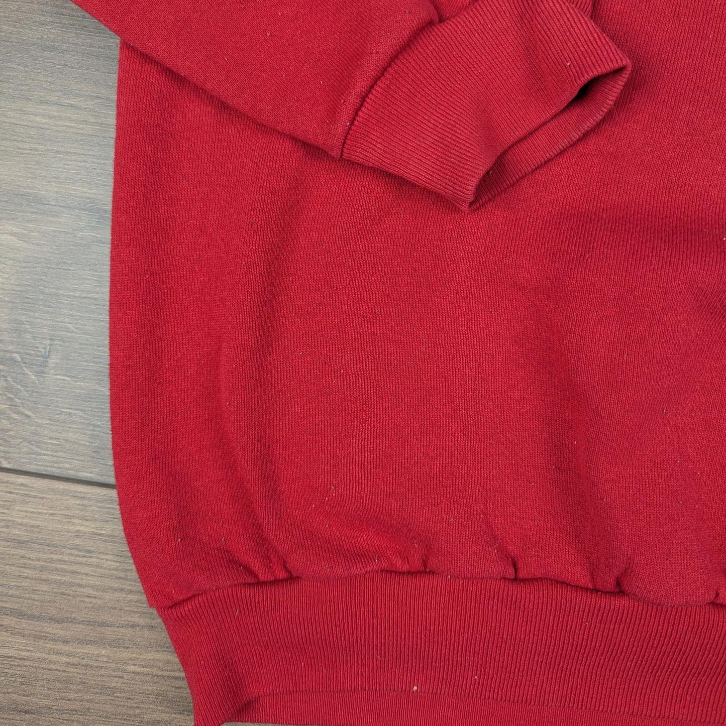 Red 90s Vintage Looney Tunes Christmas Jumper Sweatshirt Size XL