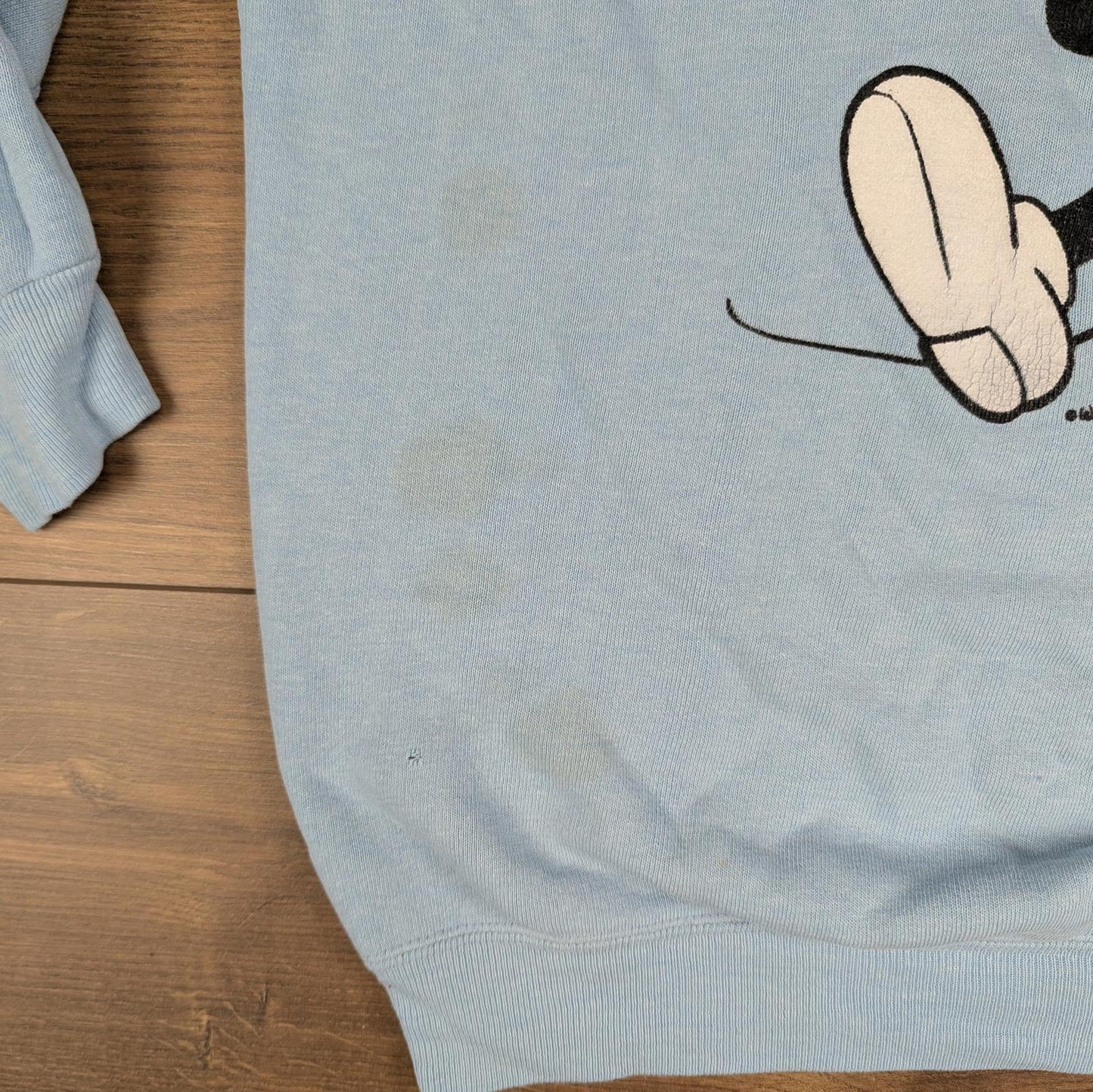 Early 1980s Vintage Mickey Mouse Disney Sweatshirt Jumper Size L