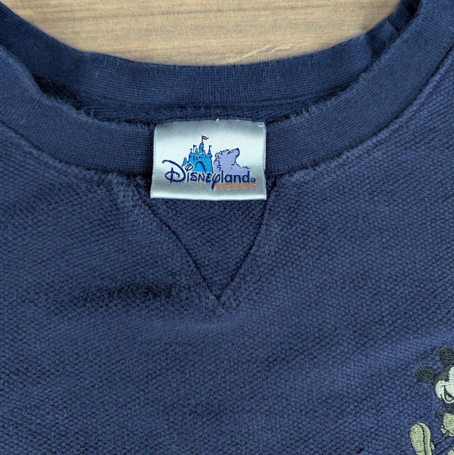 Early 2000s Vintage Disney Mickey Mouse 100% Cotton Woven Sweatshirt