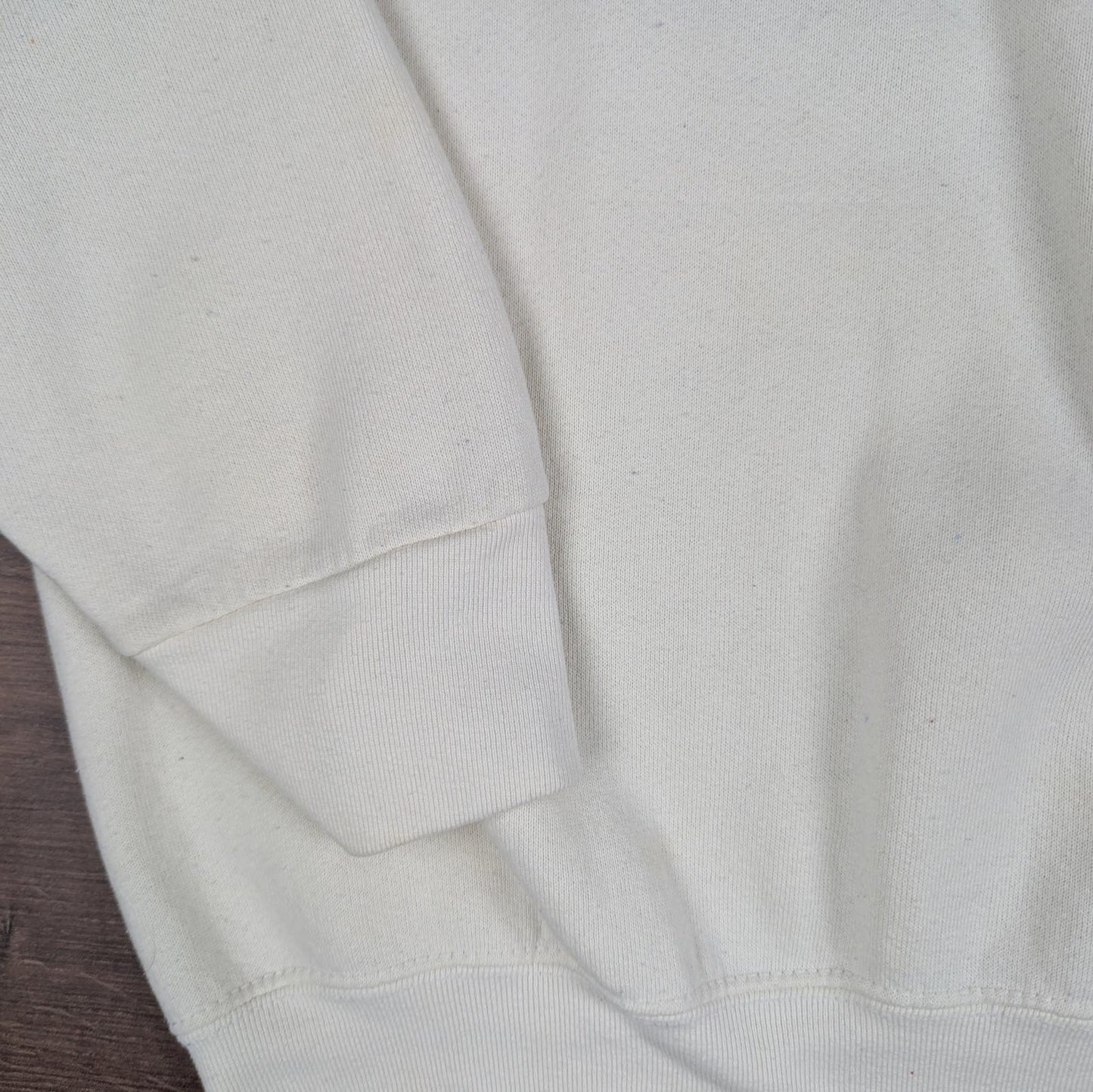 90s Vintage Disney Mickey Mouse Cream Tartan Embroidered Sweatshirt Size 2XL