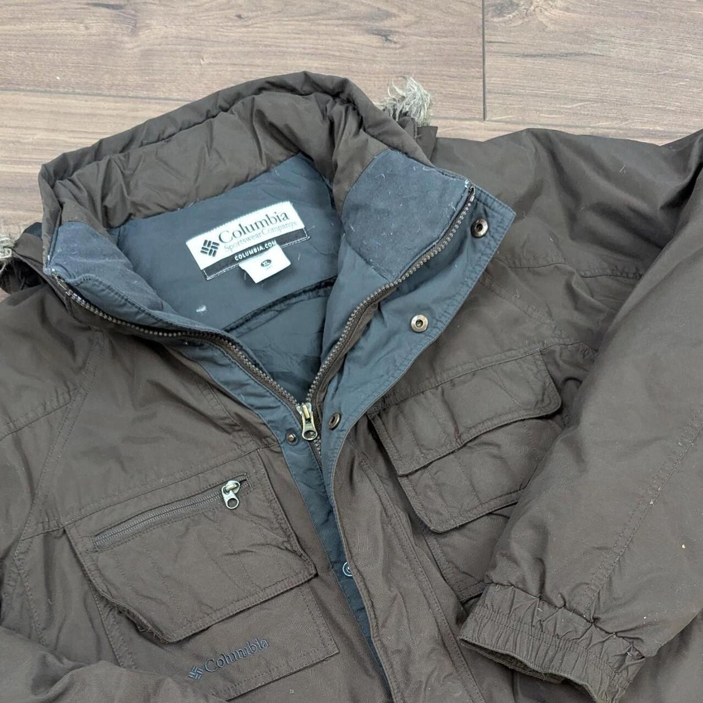 Vintage 2000s Columbia Heavyweight Feather Down Ski Snowboard Puffer Jacket XL