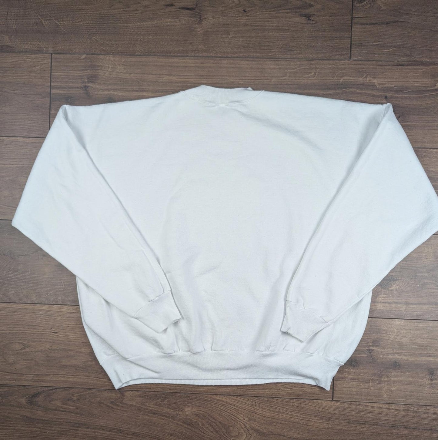 Hanes White Vintage 1990's Doll Angel Christmas Jumper Sweatshirt Size XXL