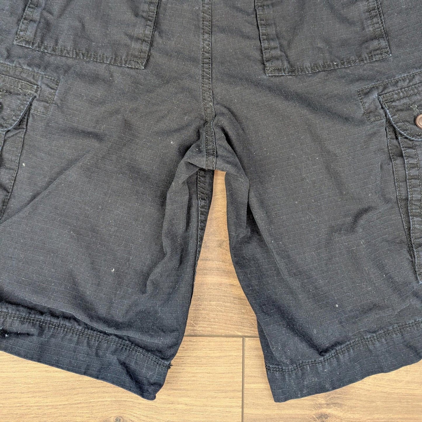 Vintage 2000s Black Arizona Jeans Cargo Utility Shorts W29