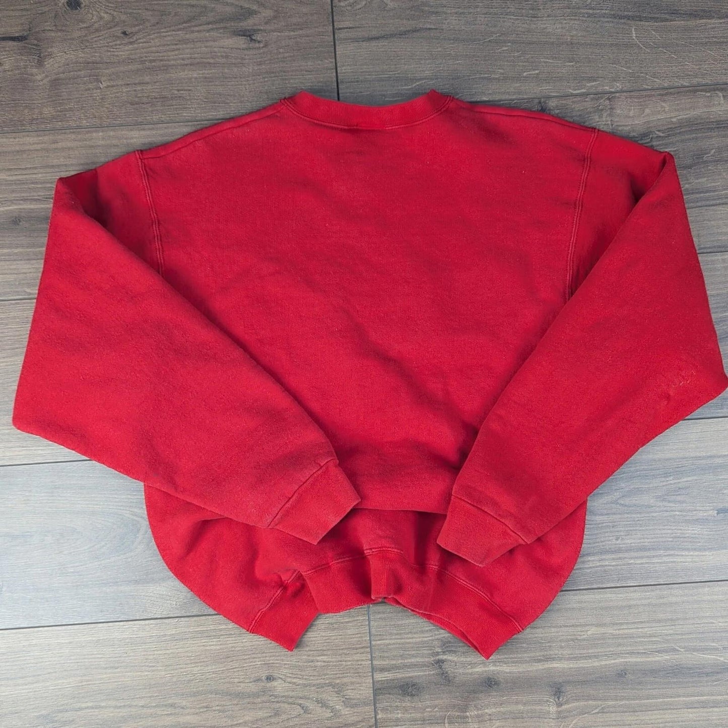 Red Vintage Indiana USA College Sweatshirt Size L